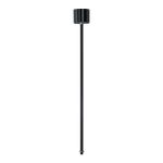 EUTRAC pendant rod fixed for 3-phase track, 60cm, black