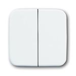 2505-214-500 CoverPlates (partly incl. Insert) carat® Alpine white