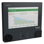 PowerLogic™ ION9000T meter, HSTC, DIN mount, 192 mm display, B2B adapter, HW kit