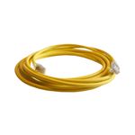 Patch cord RJ45 category 6A S/FTP high density standard LSZH yellow 3 meters