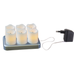 LED CANDLE 6 PACK CHARGEME 062-19 STAR TRADING