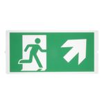 P-LIGHT Emergency , stair signs for area light, green