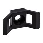 Push-In Cable Ties Mount 30x15 black (10 pcs) THORGEON