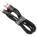 Lightning Cable USB 100cm 2.4A black