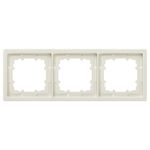 DELTA style, titanium white frame 3-fold, 224x 82 mm