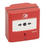 MCP for fire detection/alarm system -conventional -2 NO/NC -5A -24V= -RAL 3000