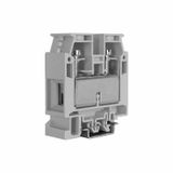 Screw terminal block 70mm2, 1-level, grey color, CBD series