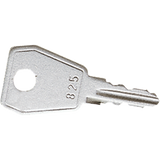 Spare key for all hinged lids with safe. 803SL