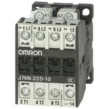 Contactor, 3-pole, 22 A/11 kW AC3 (32 A AC1) + 1M auxiliary, 24 VAC