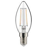 LED Filament Bulb - Candle C35 E14 1.5W 136lm 2700K Clear 320°