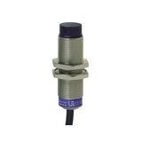 Inductive sensor XS6 M18 - L60mm - brass - Sn12mm - 12..48VDC - cable 5m