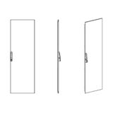 Sheet steel door right for 2 door enclosures H=2000 W=500 mm