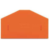 Separator plate 2.5 mm thick oversized orange