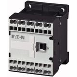 Contactor, 240 V 50 Hz, 3 pole, 380 V 400 V, 4 kW, Contacts N/C = Normally closed= 1 NC, Spring-loaded terminals, AC operation