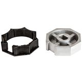 Pair of octagonal adaptors D60mm