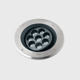 Recessed uplighting IP66-IP67 Gea Power LED Pro Ø220mm Efficiency LED 8.4W RGBW DMX RDM AISI 316 stainless steel 1429lm