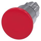 Mushroom pushbutton, 22 mm, round, metal, shiny, red, 40 mm,…3SU1050-1EA20-0AA0-Z Y12