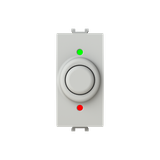 Electronic dimmer with pushbutton control for resistive and inductive loads 60-500W, (60-500VA) 230V~ - 50/60Hz White - Chiara