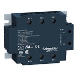 Harmony, Solid state relay, 25 A, panel mount, zero voltage switching, thermal pad, input 90…140 V AC, output 48…530 V AC