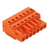 1-conductor female connector CAGE CLAMP® 2.5 mm² orange