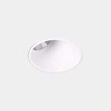 Downlight Play Deco Asymmetrical Round Fixed Trimless 17.7W LED warm-white 2700K CRI 90 32.4º DALI-2 Trimless/White IP54 1464lm