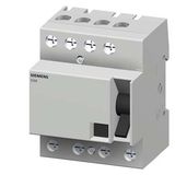 Residual current operated circuit breaker, 4-pole, type  5SM3346-4KK14