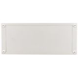 Front plate with plastic insert, for HxW=300x400mm