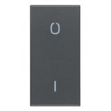 Button 1M O/I symbol grey