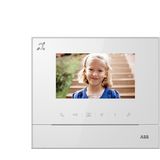 M22313-W-02 4.3" Video hands-free indoor station with induction loop,White