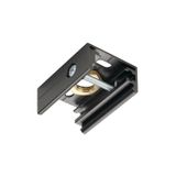 EUTRAC pendant clip for 3-phase track, black