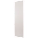 Rear wall closed, for HxW = 1600 x 425mm, IP55, grey