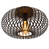 MANUELA Ceiling Light 1xE27 O40cm Black