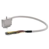 PLC-wire, Digital signals, 56-pole, Cable LiYCY, 3 m, 0.25 mm²
