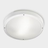 Ceiling fixture IP66 BASIC E27 E27 15;15W White