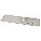 Mounting plate, +mounting kit, vertical, empty, HxW=100x425mm
