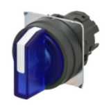 Selector A22NZ Ø22, 3 position, Lighted, bezel PLASTIC, MANUAL, COLOR