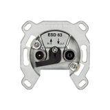 ESD 63 Broadband distribution outlet2-Hole IE