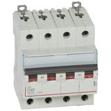 DX³6000 10kA high inlet and low outlet screw circuit breaker 4P 400~ - 40A - curve D - for traditional HX³ comb