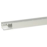 Cable ducting (base + cover) Transcab - 60x80 mm - light grey halogen free