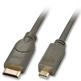 High-Speed-HDMI® cable with Ethernet, Type C (Mini) / Type D (Micro), 1.5m High-Speed-HDMI® cable with Ethernet, Type C (Mini) / Type D (Micro), 1.5m