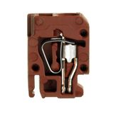 Plug (terminal), Tension-clamp connection, 1.5 mm², 250 V, 17.5 A, Num