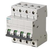 Miniature circuit breaker 400 V 10kA, 4-pole, C, 2A