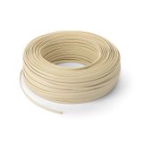 FLAT TELEPHONE CABLE 4 POLES IVORY