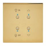 Art d'Arnould Epure MyHOME_Up light and shutter switch - mirror gold