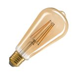 ST64 E27, LED lamp gold 7,5W 2500K CRI90 320ø