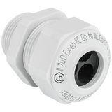Cable gland Progress synthetic GFK Pg16 Ex e II cable Ø 6x2.5-3.0mm light grey