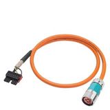 Power cable pre-assembled TYPE 6FX8012-5DN56 4X6 , (2X1.5)C C CONNECTOR SPEED-CONNECT 6FX8012-5DN56-1CA0