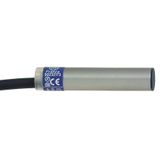 inductive sensor XS1 Ø6.5, L33mm, brass, Sn2.5mm, 12..24VDC, cable 2m