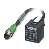 SAC-3P-M12MS/3,0-PUR/A-1L-Z - Sensor/actuator cable