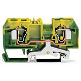 2-conductor ground terminal block 10 mm² center marking green-yellow